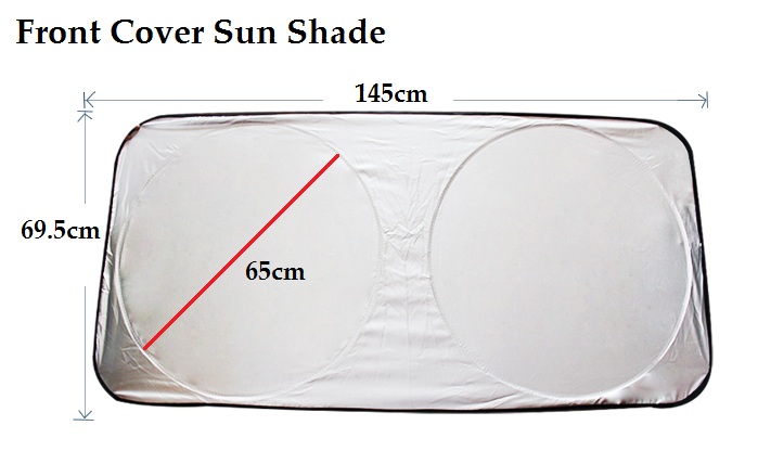 NEW STOCK! 1 Pack with 6 Grey Car Sun Shade
