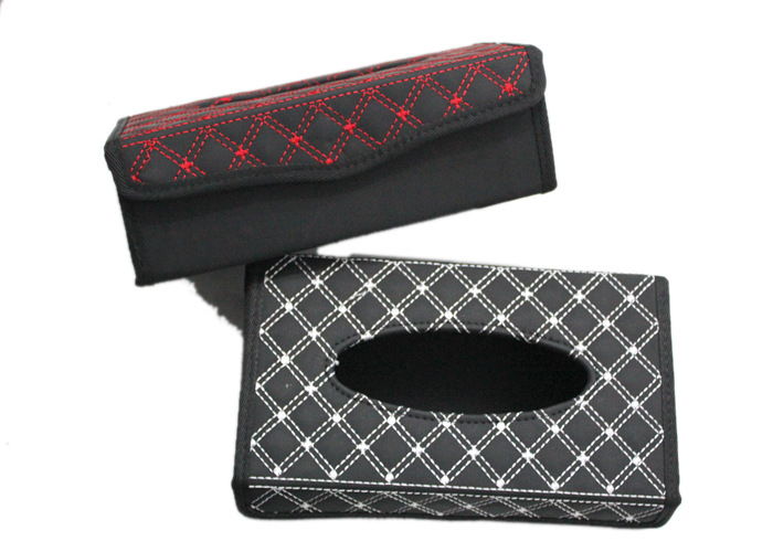 Latest Design !! Leather Red Wine Series Tissue Paper Box Holder
