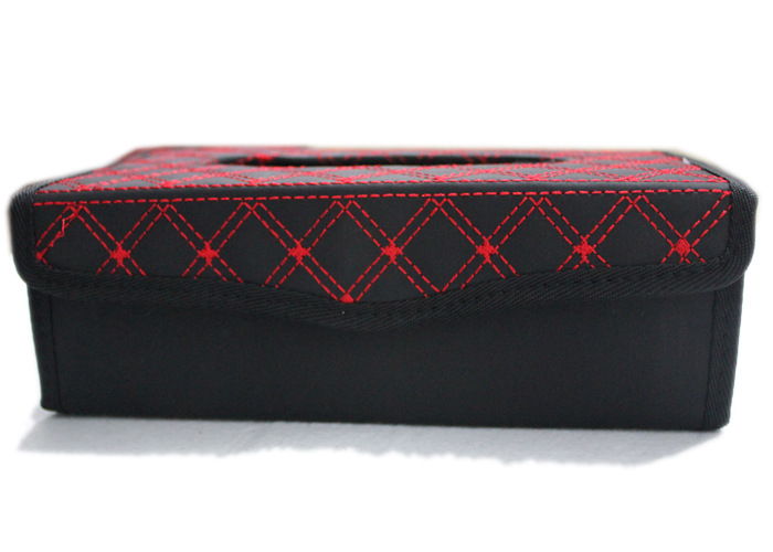 Latest Design !! Leather Red Wine Series Tissue Paper Box Holder