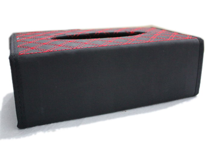 Latest Design !! Leather Red Wine Series Tissue Paper Box Holder