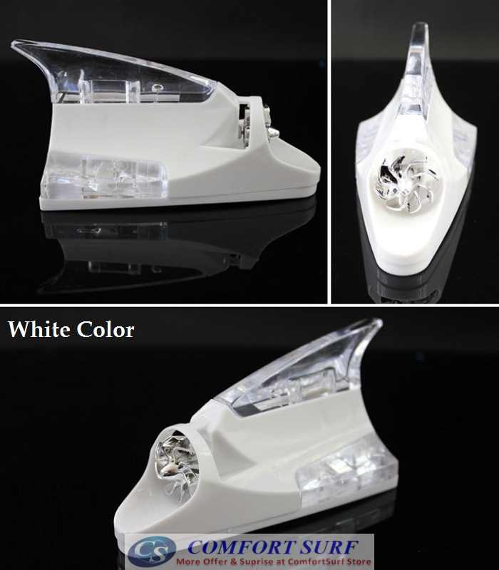Car Decorative Wind Power Shark LED Light