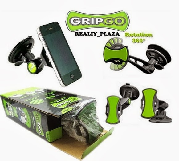 GripGo grip go Universal Car phone holder mount 360 Degree anti-skiddi