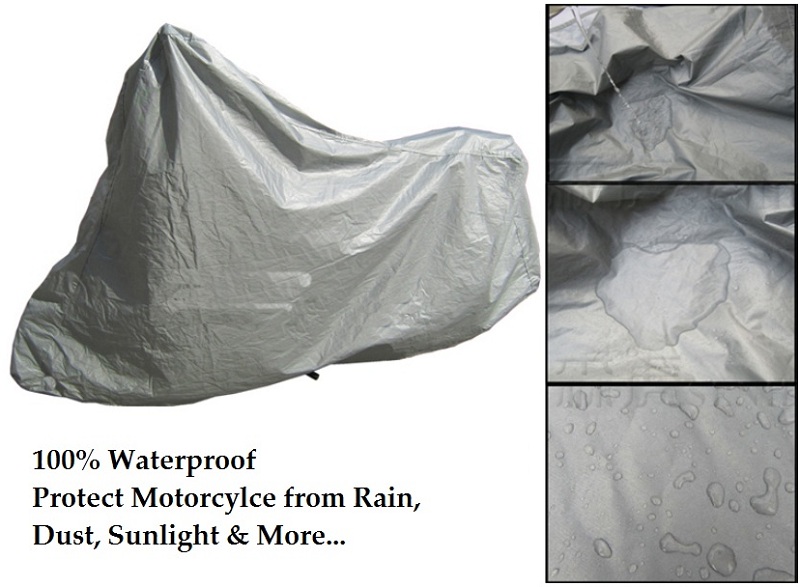 Motorcycle Bike Cycling Scooter Garage Waterproof Rain Dust Sunlight Cover