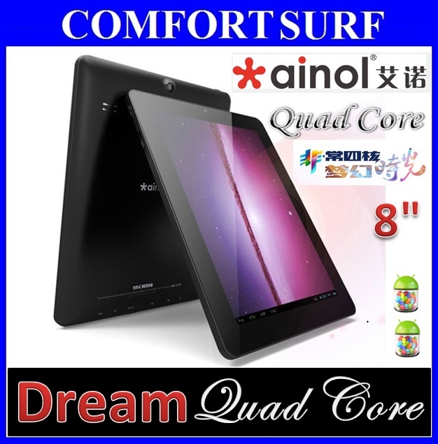 Ainol Novo 8 Dream 1G DDR3 Cortex A9 Quad
Core
