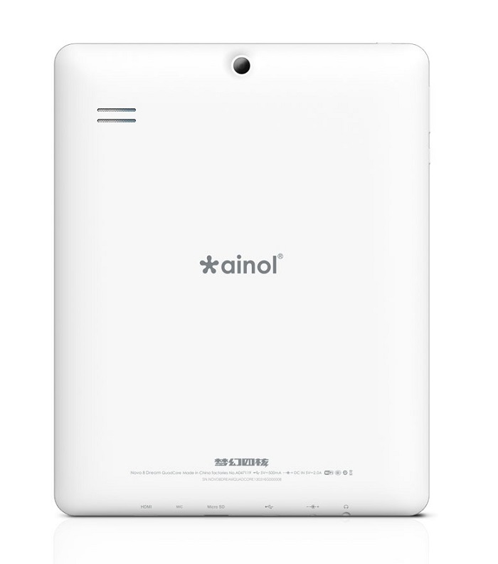 Ainol Novo 8 Dream 1G DDR3 Cortex A9 Quad
Core