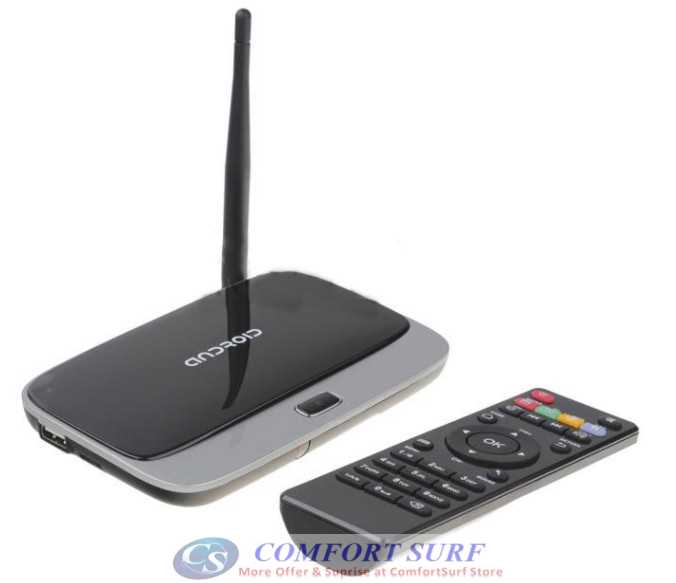 Latest CS918 Quad Core Android 4.4 Smart TV Box optional Air Keyboard Mouse