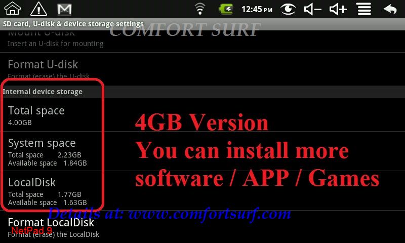 7inch NetPad 9 WonderMedia WM8650 Ver 9 MID Tablet PC