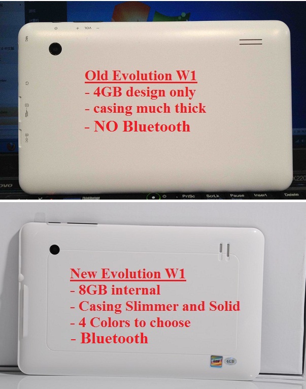 Netpad Evolution W1 Allwinner A13 2G GSM Call SMS Android 4.0.4 Tablet PC