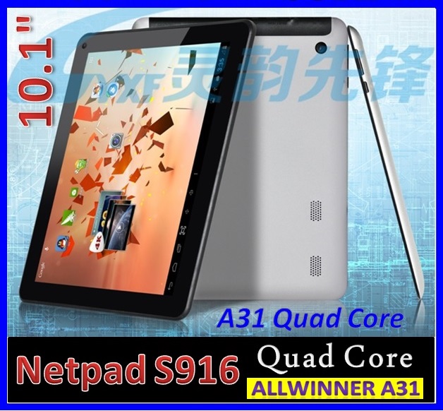 Netpad S916 Allwinner A31 1GB RAM 8GB Quadcore Android Tablet PC Netpad S916 Allwinner A31 1GB RAM 8GB Quadcore Android Tablet PC