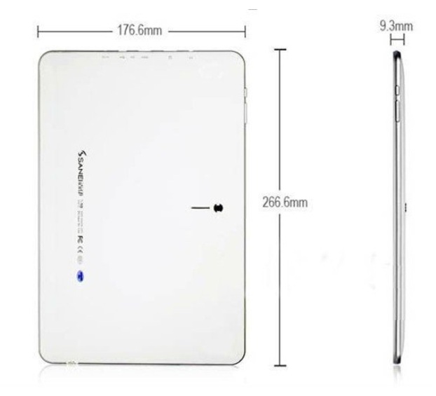 Sanei
N10 Freescale QuadCore 10.1 inch Android 4.0.4 1GB
RAM + 16GB IPS Capacitive Touch Screen Sanei N10 Freescale QuadCore 10.1 inch
Android 4.0.4 1GB RAM + 16GB IPS Capacitive Touch
Screen