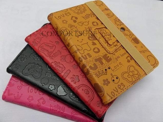 Netpad A13 Back Camera Hole Tablet PC Cartoon Lovely Leather Casing