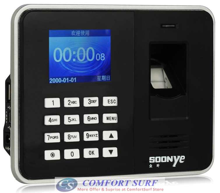SOONYE Fingerprint Time Attendance System Device