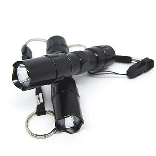 3W Aluminium Case Mini LED Focus Light Camping Torchlight