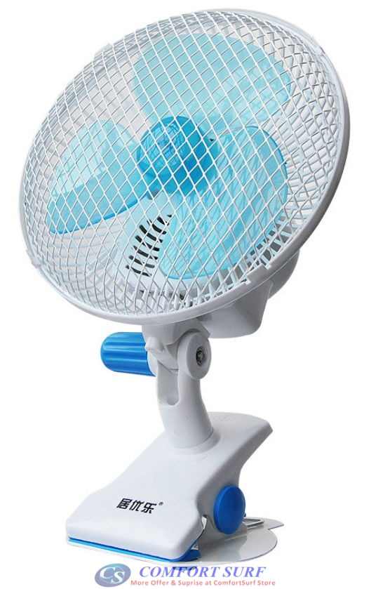 Mini Portable Strong Wind Blow Rotatable Fan with Stand Holder Clip