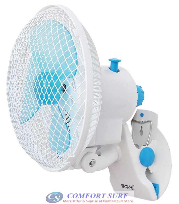 Mini Portable Strong Wind Blow Rotatable Fan with Stand Holder Clip