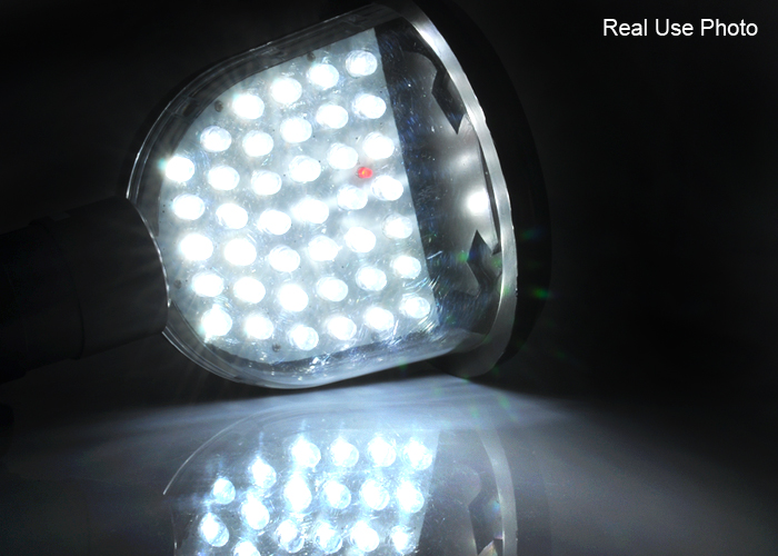 Solar DVR Security Camera - PIR Motion Detection Video Recording, 39 White LED Lights