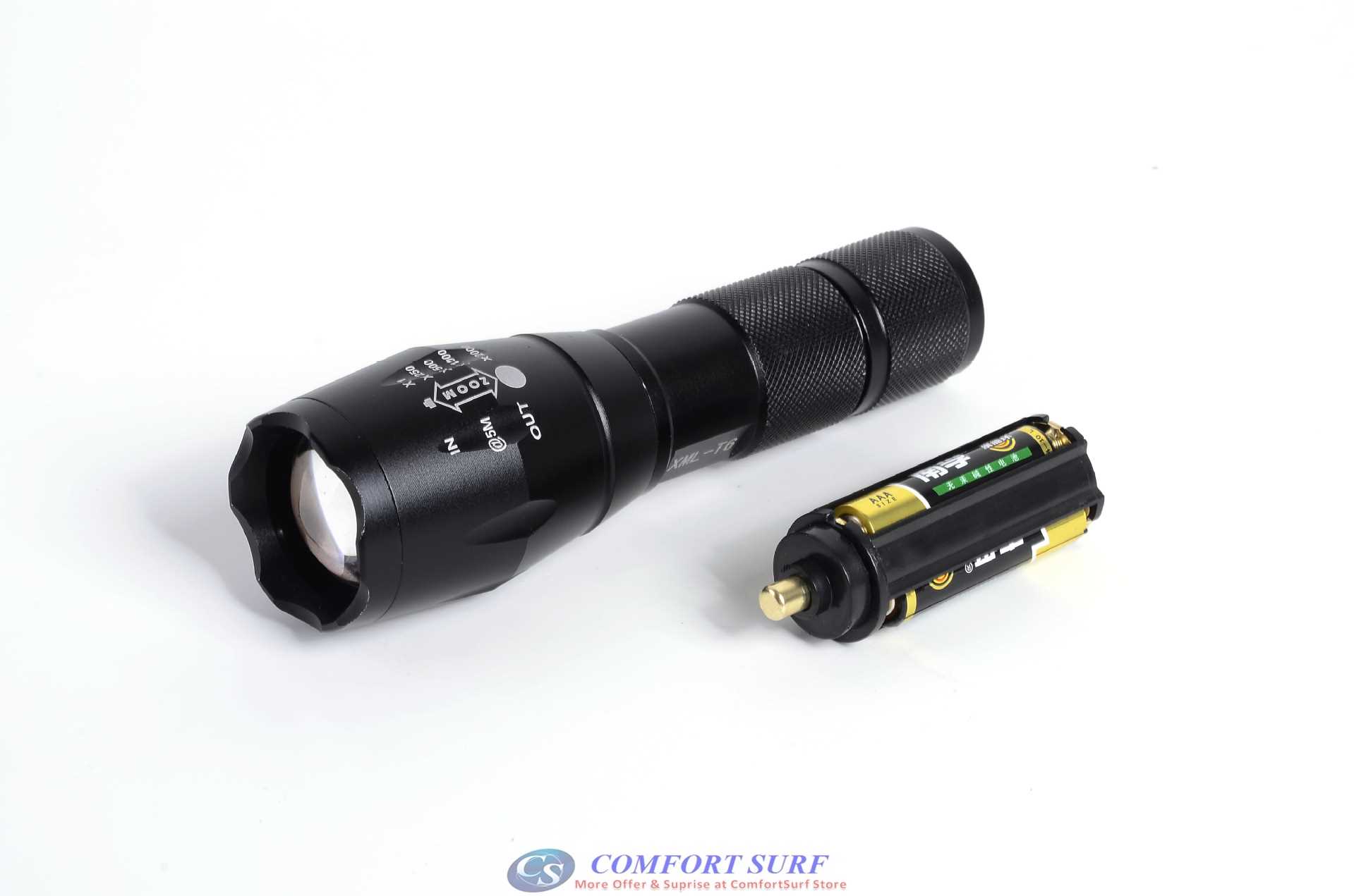 Ultrafire Super CREE XML-T6 T6 LED Zoomable Torchlight Flashligh with 5 Adjustable Mode