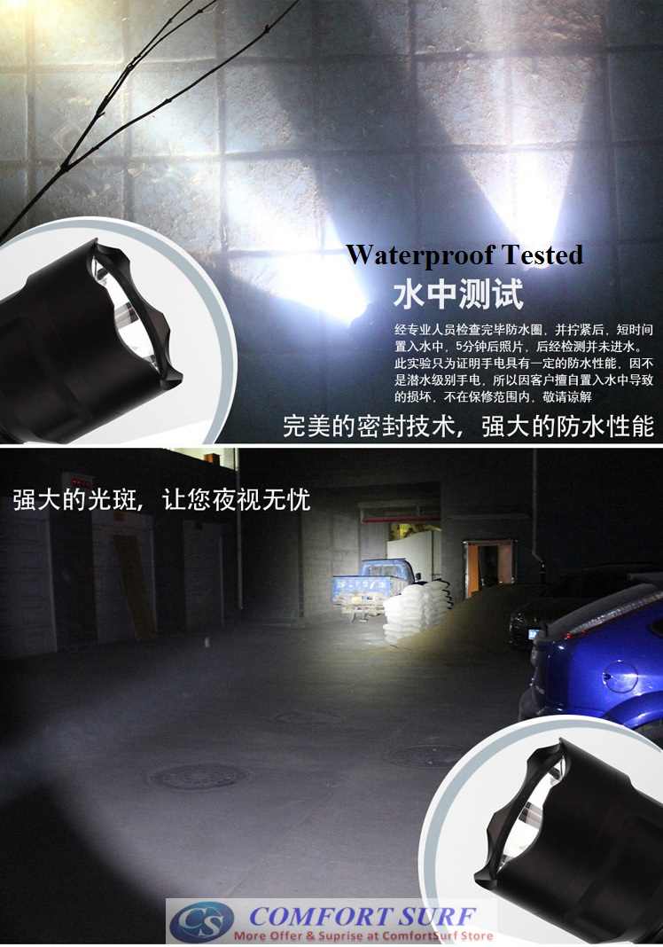 Mini Ultrafire C8 LED Torchlight Flashlight CREE XPE with 5 Mode