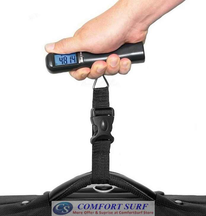 Portable Travel Electronic LED LCD Backlight Digital Baggage/Luggage Weight Strap Scale