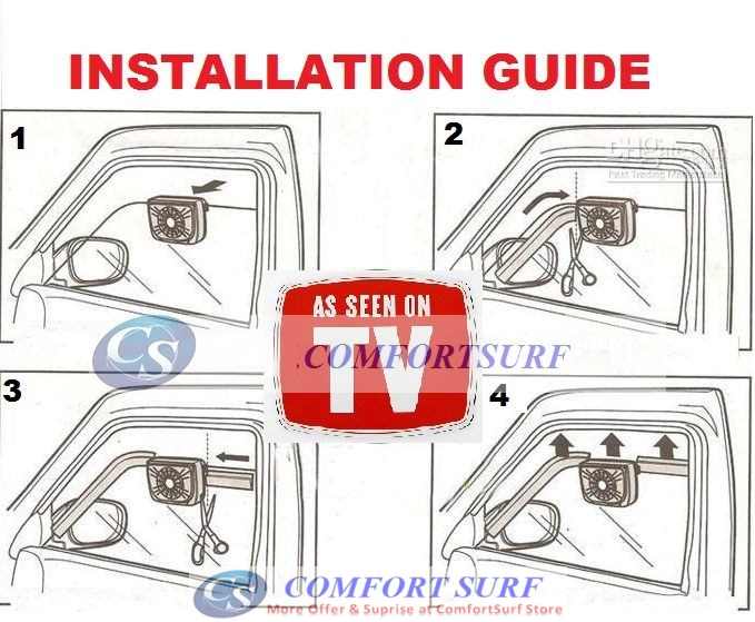 Auto Cool Solar Powered Fan