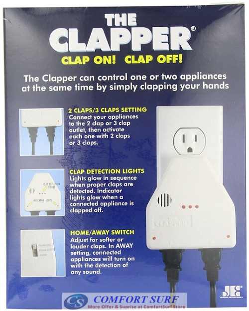 The Clapper Sound Activated Light On/Off Switch