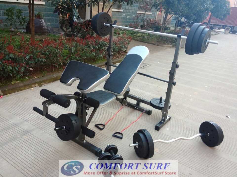 NEW MODEL 2 in 1 Professional Weight Lifting Squat Rack With