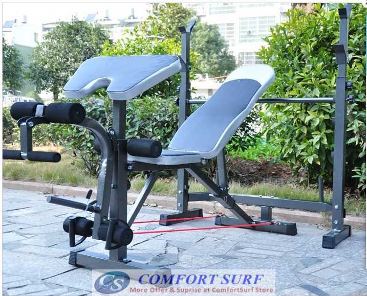 NEW MODEL 2 in 1 Professional Weight Lifting Squat Rack With