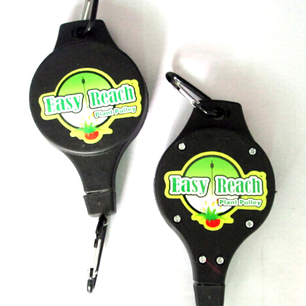2pcs Gardening Easy Reach Plant Pully Hook Light Flowerpot Easy Adjust Up & Down