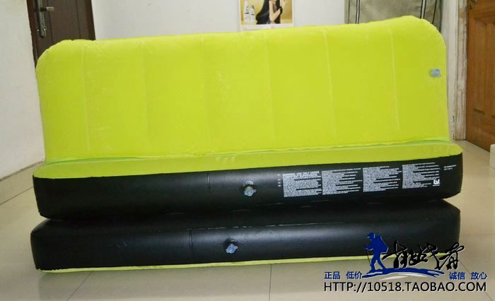 Original BestWay Inflatable Air Sofa Double Seats + Foot Rest + Pumper