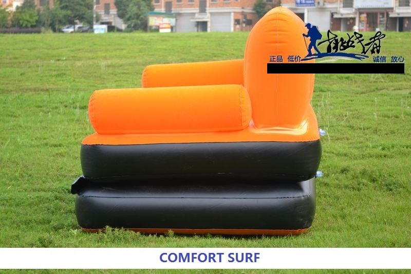 Original BestWay Inflatable Air Sofa Double Seats + Foot Rest + Pumper