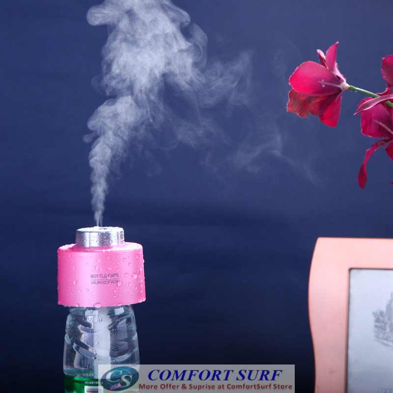 Mini USB Portable Water Bottle Caps Air Humidifier