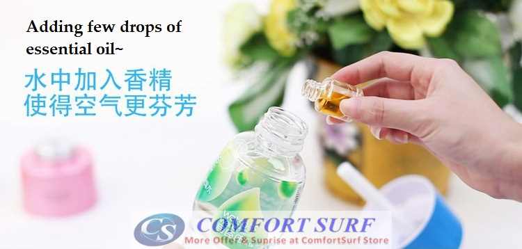 Mini USB Portable Water Bottle Caps Air Humidifier