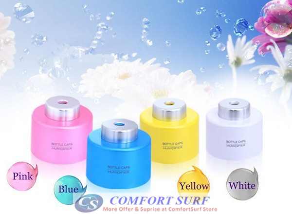 Mini USB Portable Water Bottle Caps Air Humidifier