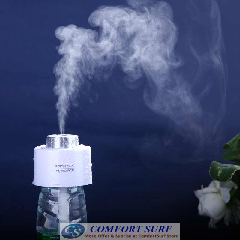 Mini USB Portable Water Bottle Caps Air Humidifier