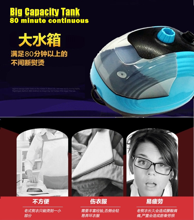 YAIRZ Professional Multifunction 11 Modes Temperature Control Standing Hanging Garment Tobi Steamer 1800W 1.5L!