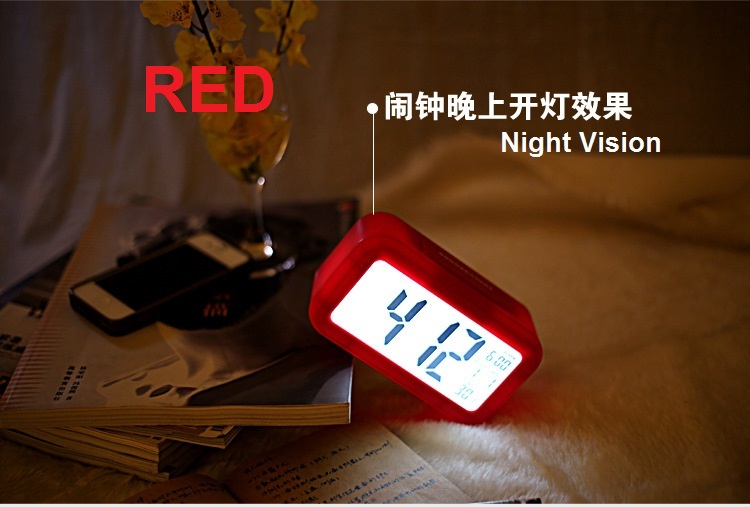 Alarm Clock Night light sensor Temperature