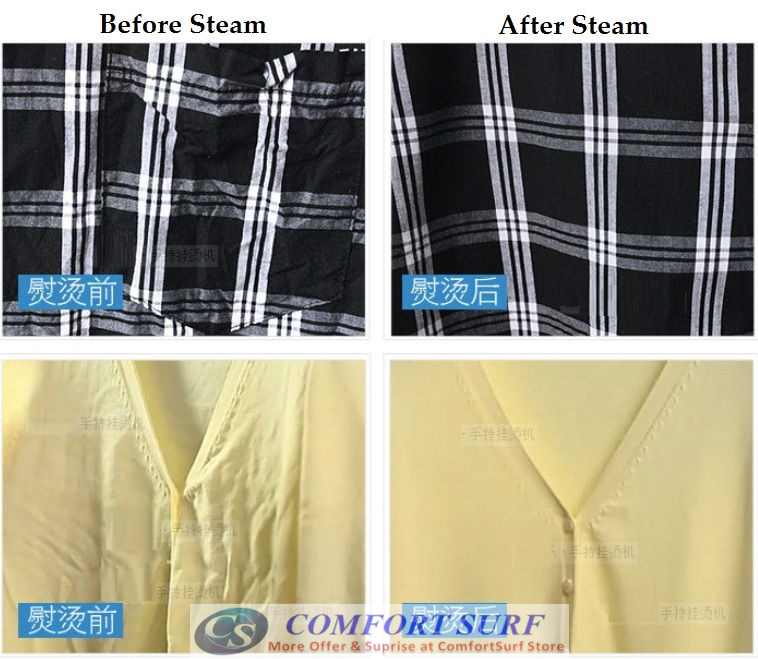 Dual Function Mini Portable Handy Garment Steamer - Clothes Iron Steamer & Facial Steamer