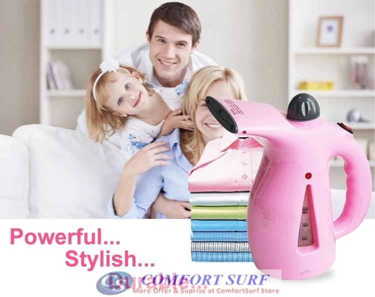 Dual Function Mini Portable Handy Garment Steamer - Clothes Iron Steamer & Facial Steamer