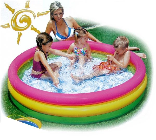 INTEX SUNSET GLOW Inflatable water POOL 58924NP 57412NP 57422NP Kids Swimming Pool