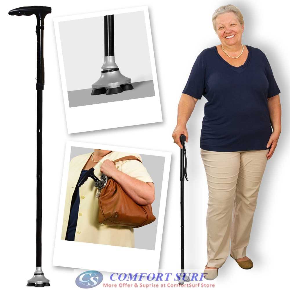 Foldable Ultimate Mafic Cane adjustable heights with build in LED.