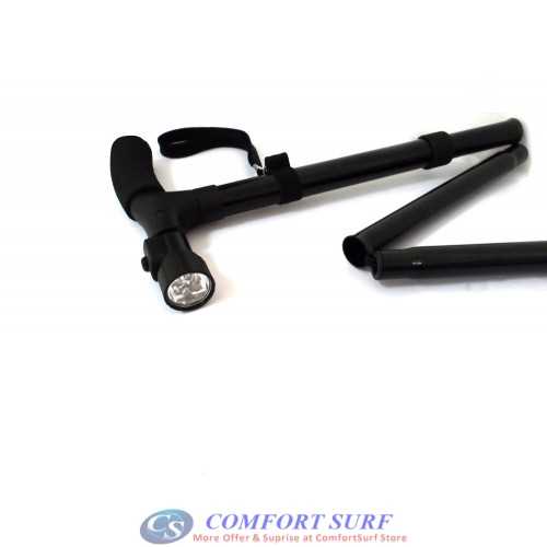 Foldable Ultimate Mafic Cane adjustable heights with build in LED.