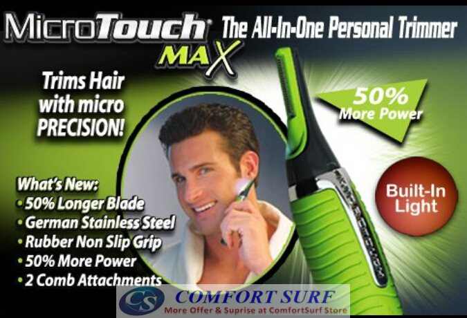 As Seen On TV Micro Touch Max Multi-Function Trimmer With LED Light