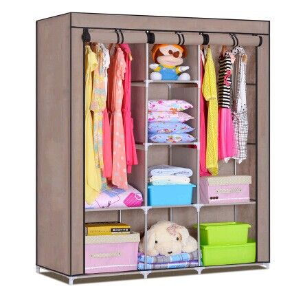 Multifunctional Wardrobe Large Size Hanging Cloth Storage