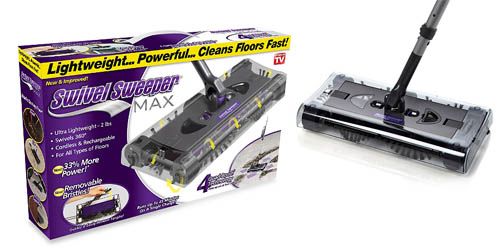 Original Swivel G8 Rechargeable Quad-Brush Sweeper Max As Seen on TV