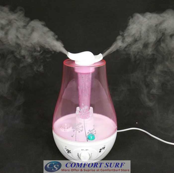 Ultrasonic Air Humidifier Purifier Aromatic Therapy with 3L Tank Capacity