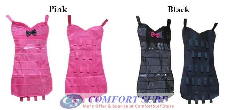 Umbra Little Black Corset Jewelry Belt Organizer