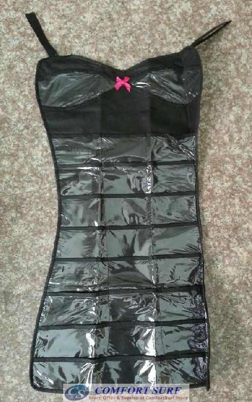Umbra Little Black Corset Jewelry Belt Organizer