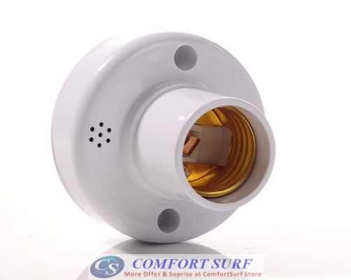 E27 Wireless Light Lamp Bulb Holder Cap Socket Switch with Remote Control