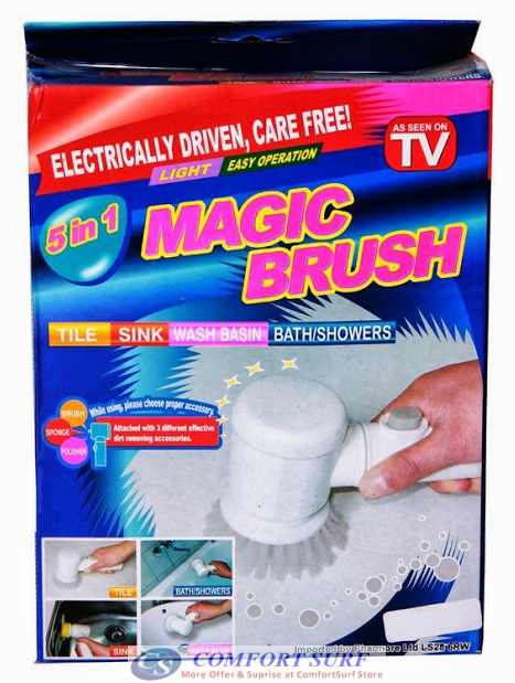 5 in 1 Magic Brush - Electric Bath Tub Cleaning Brush