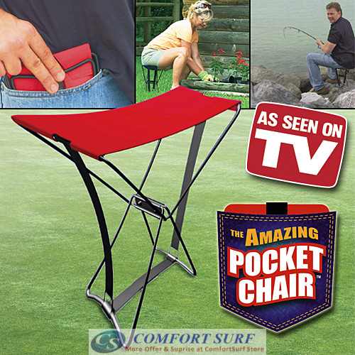 The Amazing Pocket Chair - Take A Seat Anywhere!!